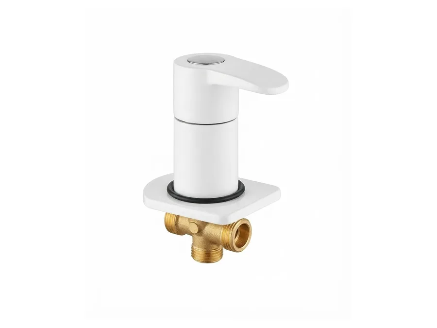 Opal Concealed Stop Cock (Handle, Sleeve & Flange Only) | Sparsh Pearl