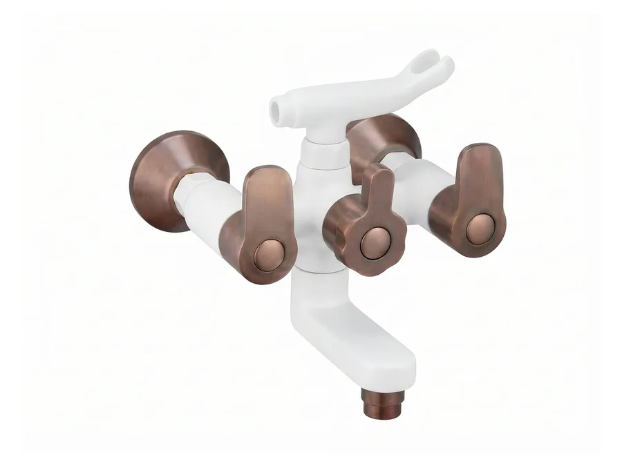 Opal Plus Wall Mixer Telephonic PTMT (Hand Shower not included) | Sparsh Pearl