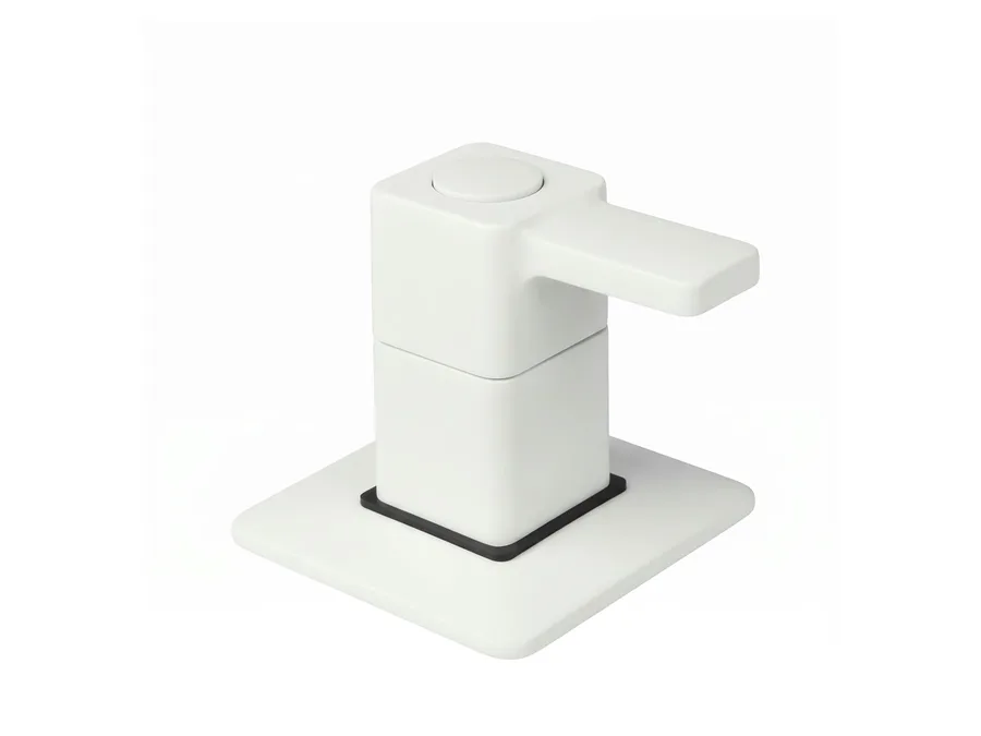 Edge Concealed Stop Cock (Handle, Sleeve & Flange only) | Sparsh Pearl