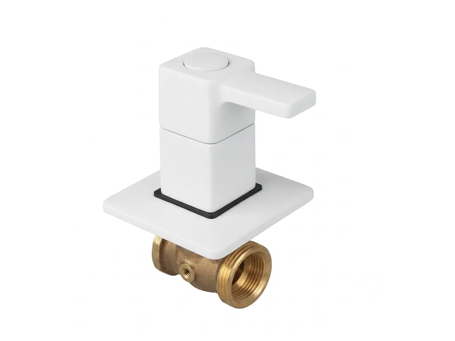 Edge Concealed Stop Cock (Spindle 15mm & Body 15mm) | Sparsh Pearl