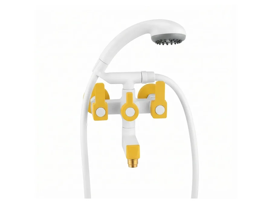 Edge Prime Wall Mixer Telephonic 15 MM PTMT (Hand Shower not included) | Sparsh Pearl