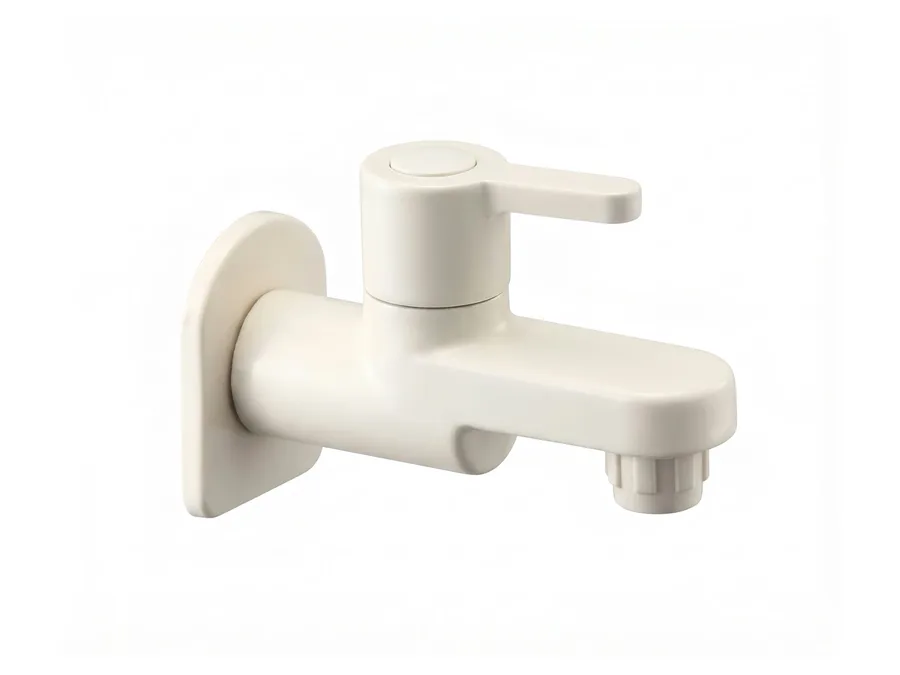 Superb Bib Cock with Flange PTMT Tap | Sparsh Pearl