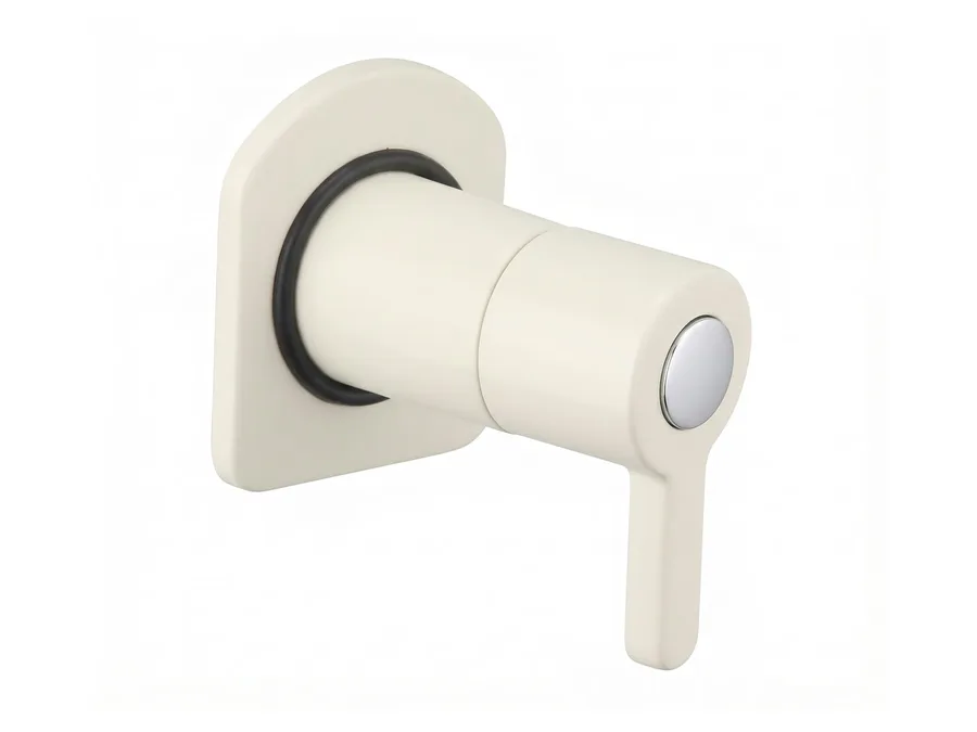 Superb Concealed Stop Cock (Handle, Sleeve & Flange Only) | Sparsh Pearl