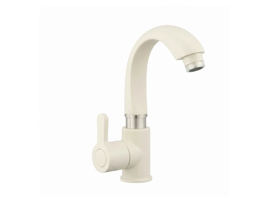 Superb Swan Neck PTMT Tap | Sparsh Pearl