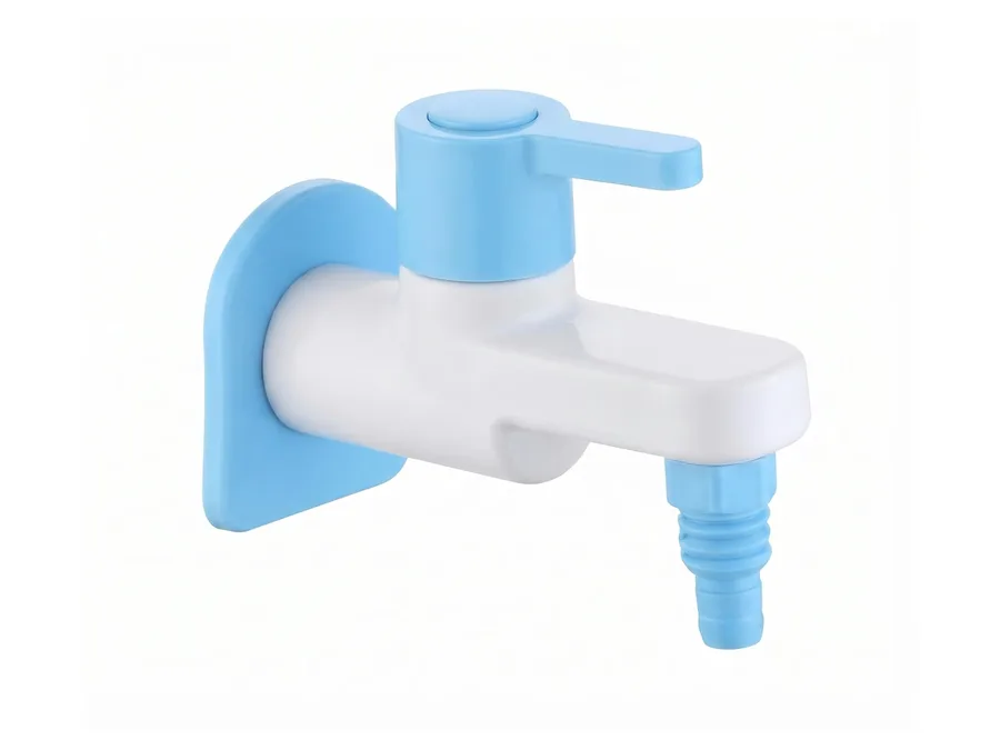 Superb Plus Bib Cock Nozzle with Flange PTMT Tap | Sparsh Pearl