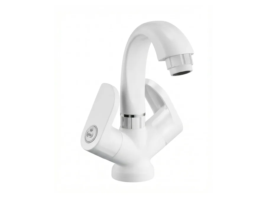 Curve Center Hole Basin Mixer PTMT | Sparsh Pearl