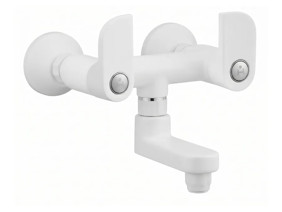 Curve Wall Mixer Non-Telephonic PTMT | Sparsh Pearl