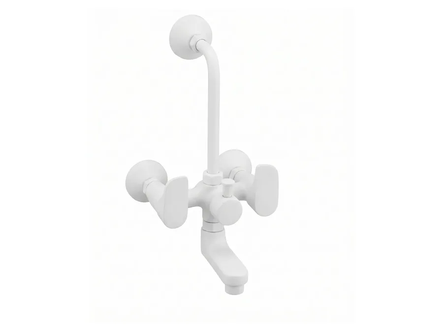 Curve Wall Mixer with L-Bend PTMT | Sparsh Pearl