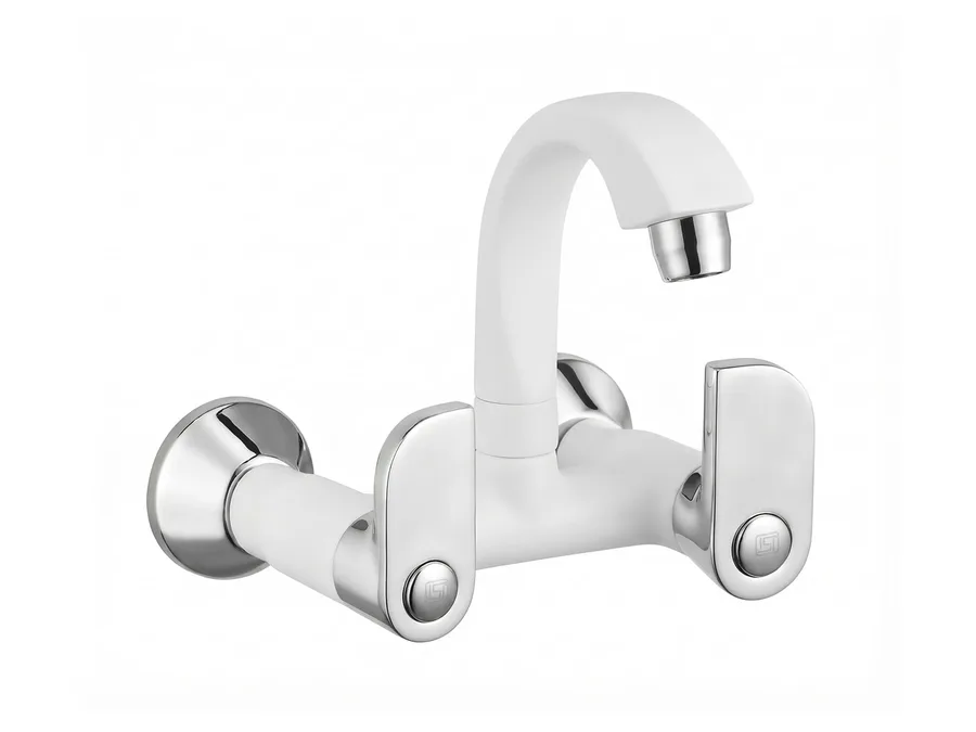 Curve Elite Sink Mixer 15 MM PTMT | Sparsh Pearl