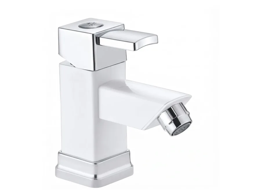 Edge Elite Single Lever Basin Mixer (45 Degree) PTMT | Sparsh Pearl