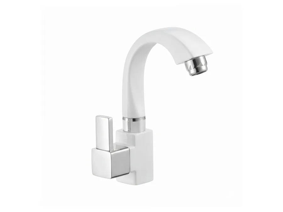 Edge Elite Swan Neck PTMT Tap | Sparsh Pearl