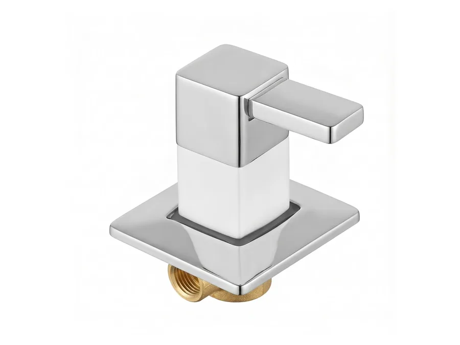 Edge Elite Concealed Stop Cock (Handle, Sleeve & Flange only) | Sparsh Pearl