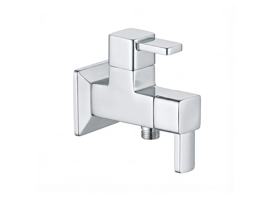 Edge Elite 2 Way Angle Cock with Flange PTMT Tap | Sparsh Pearl