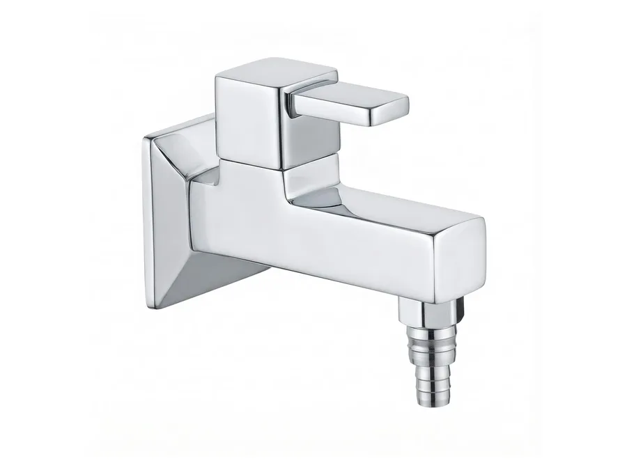 Edge Elite Bib Cock Nozzle with Flange PTMT Tap | Sparsh Pearl