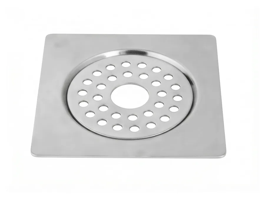 Sani Troking Gold Gypsy Floor Grating with Lock System 150x150mm (SS-202) | Sparsh Pearl