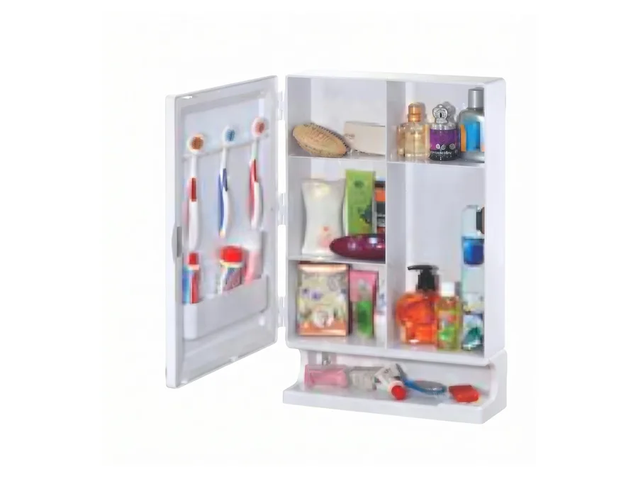 Mirror Cabinet 555 x 350 x 120 mm (L x W x D) White/Ivory | Sparsh Pearl