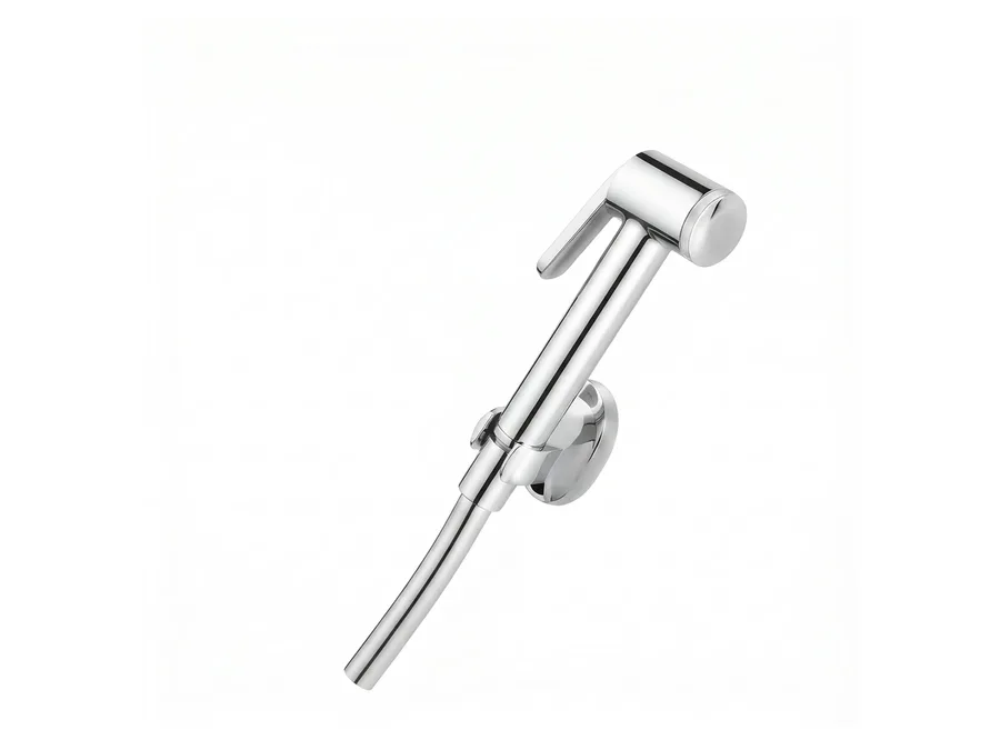 Hero Health Faucet Chrome (with Hook & SS-304 Tube) 1.5 Mtr | Sparsh Pearl