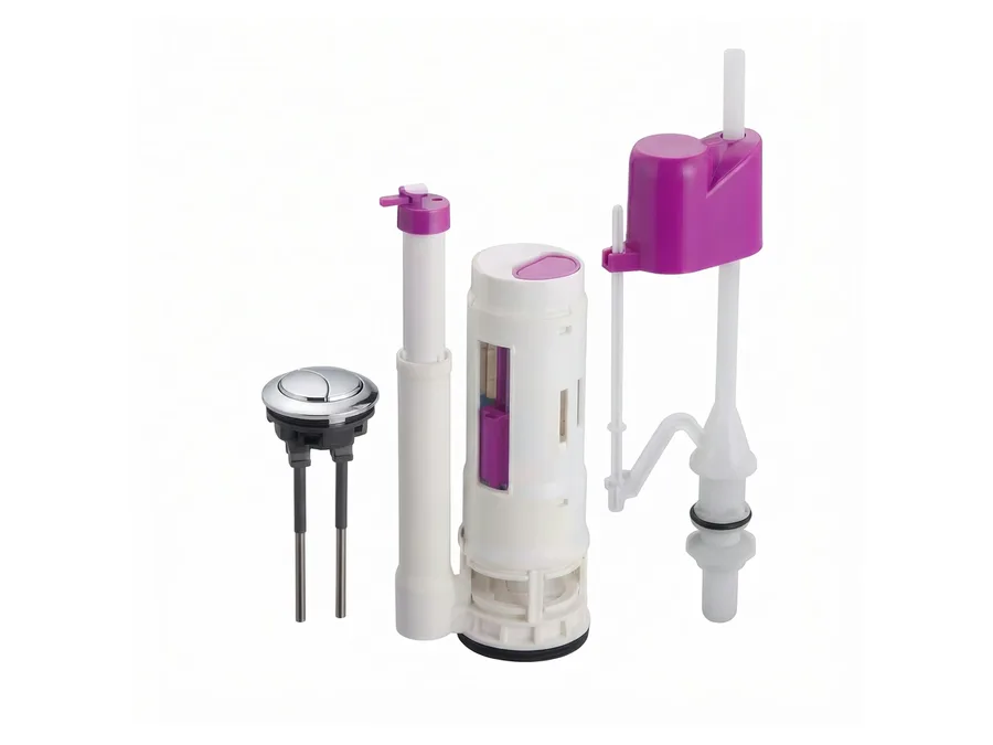One Piece Flush Valve Kit Adjustable for 10" & 12" Tank Capacity | Sparsh Pearl